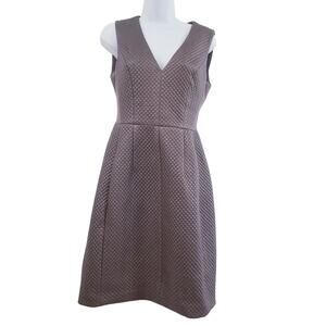 BCBGMaxAzria Quilted Vegan Leather A-Line Dress with Pockets